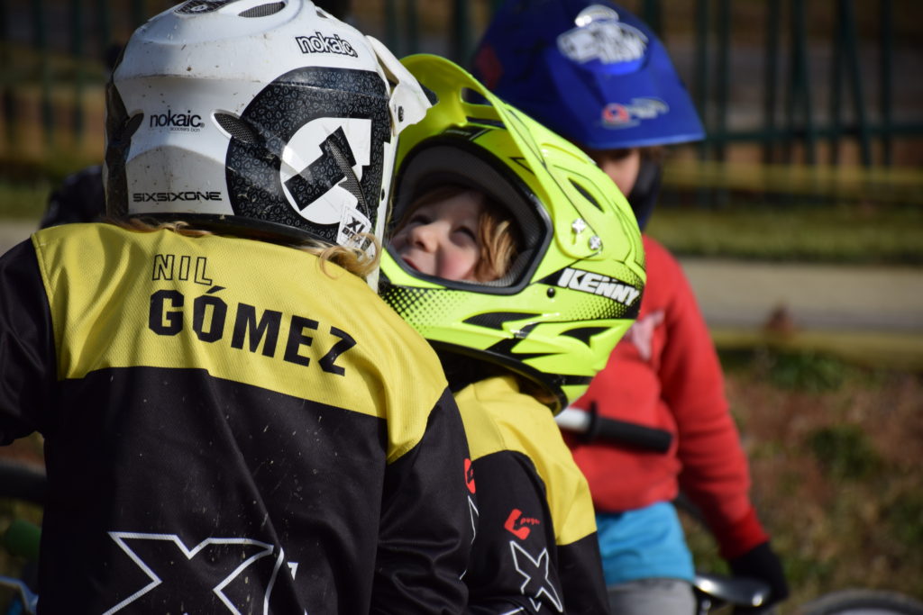 BMX competitors
